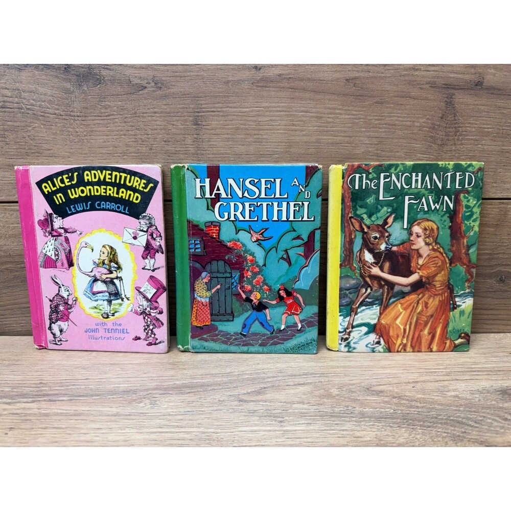 Vintage 1940s McLoughlin Bros Little Color Classics Lot of 3 - Enchanted Fawn